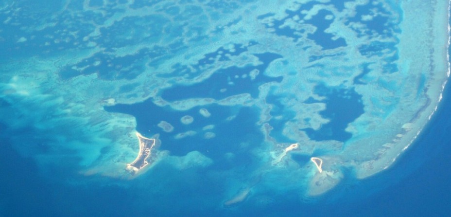 Arrecife Alacranes Aerial View